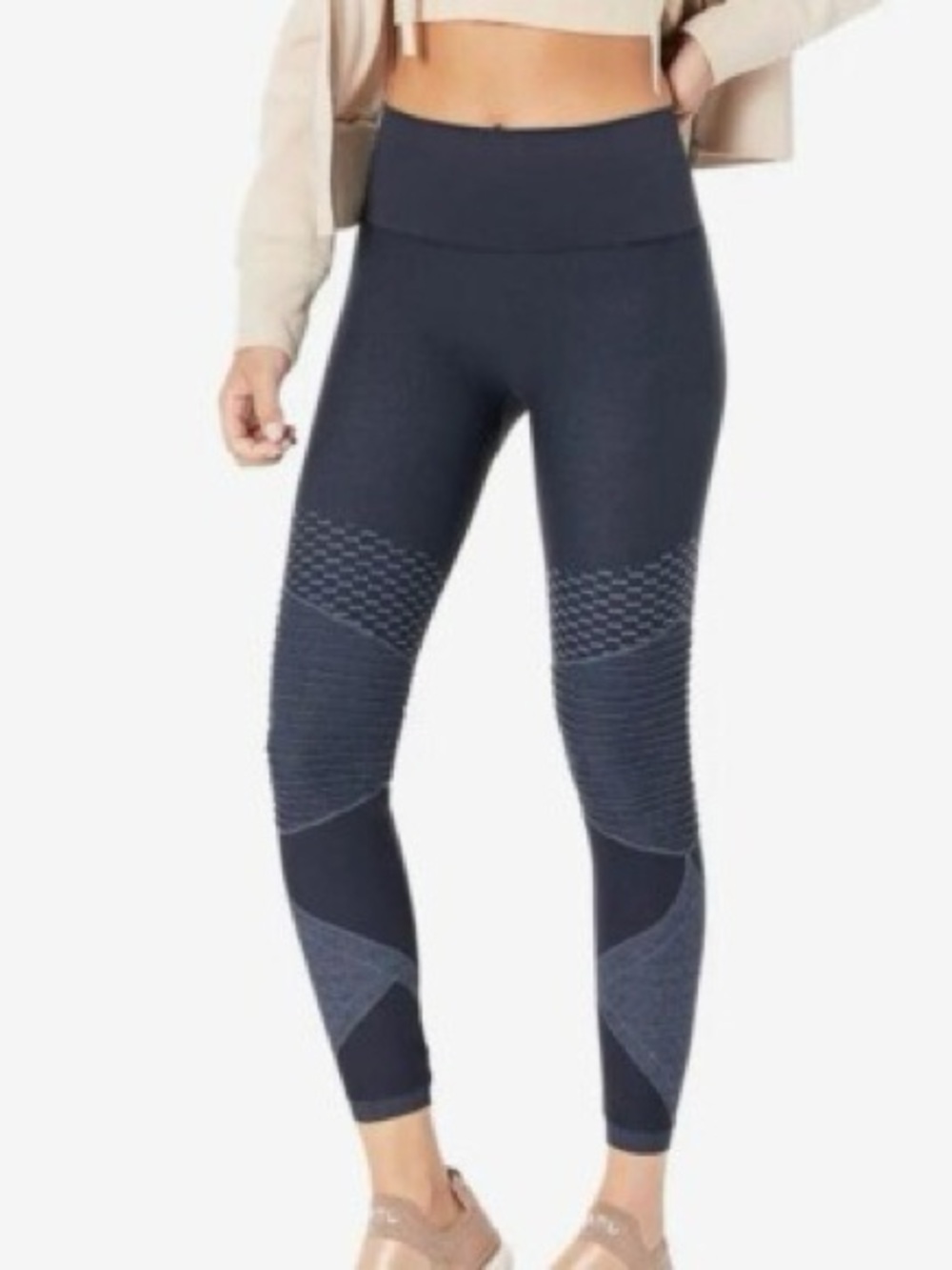 Spanx Look At Me Now Seamless Moto Leggings - Size Large